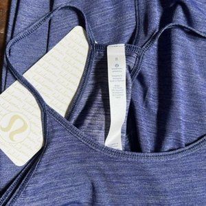NWT Lululemon Fast As Light Singlet SIze 8 Purple/Blue